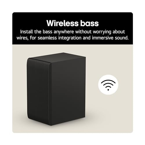 LG USC9S Bluetooth Soundbar for TV with Dolby Atmos & Wireless Subwoofer 3.1 channel