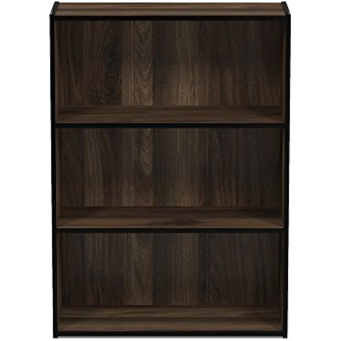 Furinno Pasir 3-Tier Open Shelf, Columbia Walnut