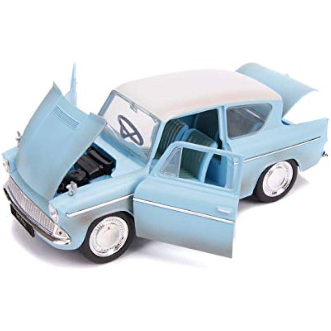 Jada JA31127 1:24 1959 Ford Anglia with Harry Potter Figure, Rusty Blue