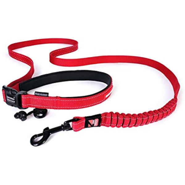 EzyDog Road Runner Dog Lead, 82-Inch, Red