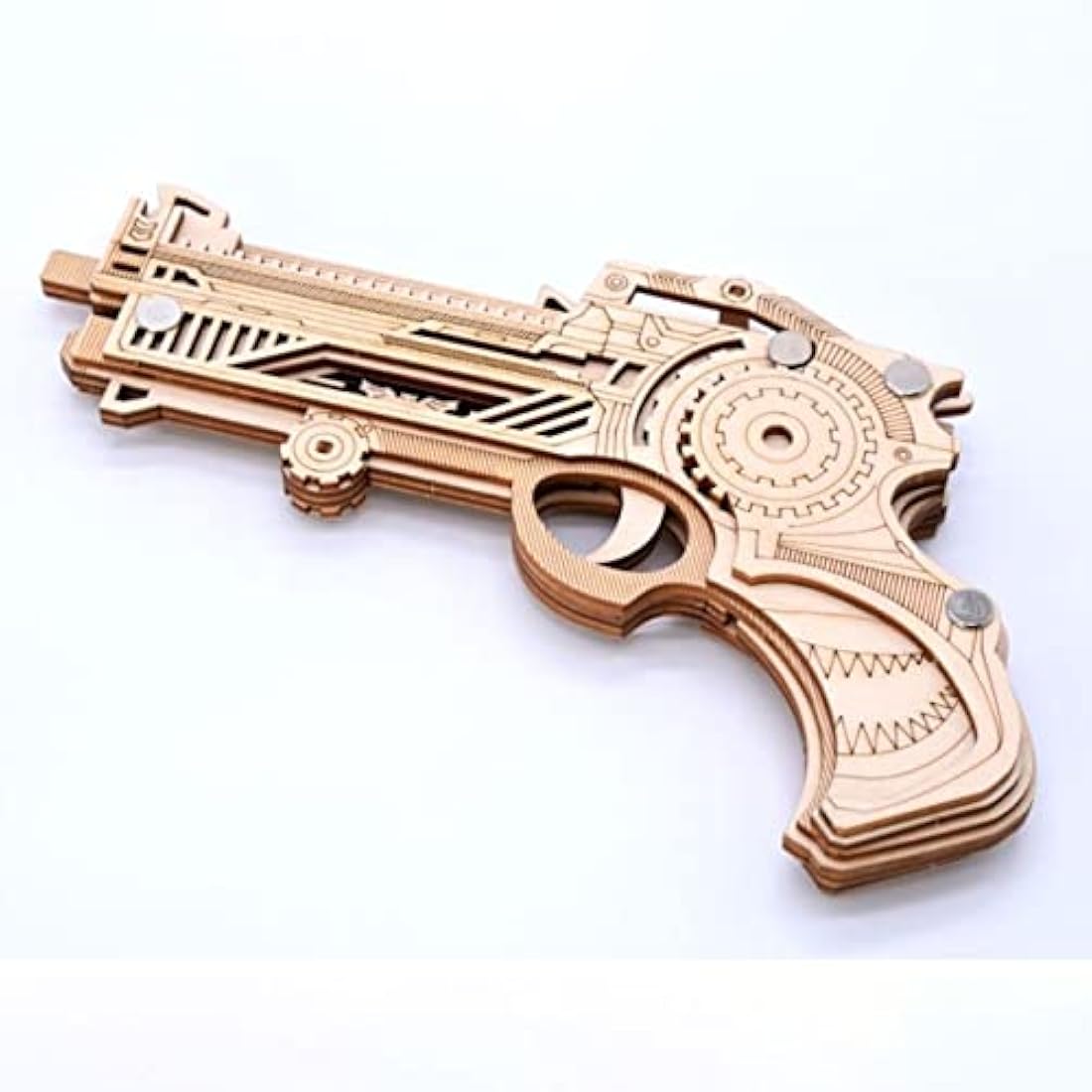3D Wooden Puzzles for Adults Gun Rubber Bands Gun Toy DIY Building Model Kits Assembly Puzzle Gifts for Teens