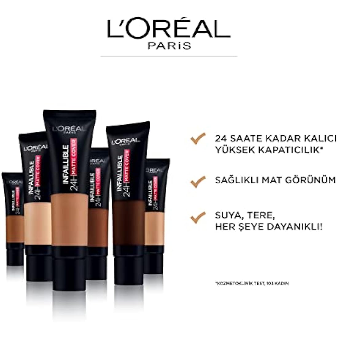 Infaillible 24H Matte Cover Foundation N. 290 Ambre Dor
