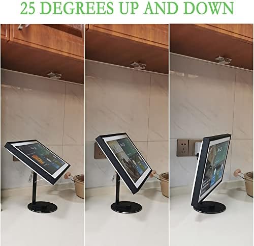 EchoShow 15 Stand Swivel and tilt, Only Made for Echo Show 15 Three Rotating shafts The Base is Made of Aluminum Which Makes The Product More Beautiful and Longer Service Life Black 025-01 UK