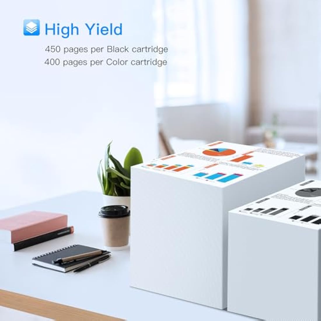 575XL 576XL Ink Cartridges multipack Replacement for Canon PG-575XL CL-576XL Printer Cartridges Remanufactured for Canon PIXMA TS3550i TS3551i TS3750i TR4750i TR4751i (1 Black+1 Colour)