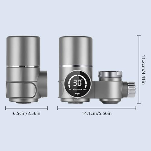 HOTUT Water Filter Tap,Faucet Water Filter,Water Purifier for Faucet,Mount Tap Water Filtration System for Kitchen,Tub,Reduces Lead,Chlorine and Bad Taste (1 Filter Included)