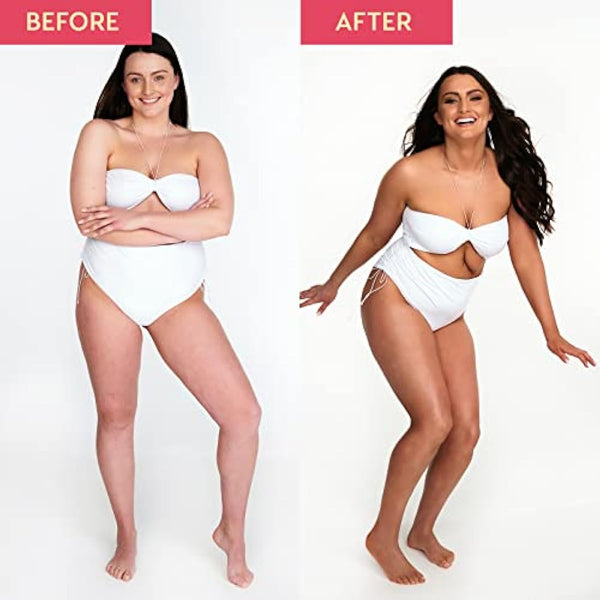 He-Shi Self Tan Dark Foaming Mousse - Fast Absorbing, Lightweight Fake Tanner for Ultra-Dark, Streak-Free - Vegan & Cruelty Free - Buildable Sun-Kissed Fake Tan