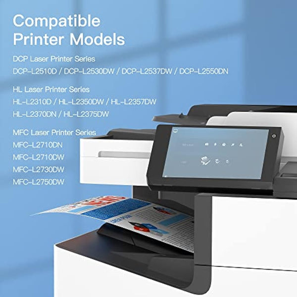 GPC Image TN2420 TN-2420 Compatible Toner Cartridges for Brother TN2410 TN-2410 for DCP-L2510D L2530DW L2550DN HL-L2310D L2350DW L2357DW L2370DN L2375DW MFC-L2710DN L2710DW L2730DW L2750D(2 Black)