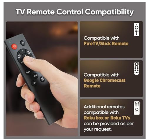 Saiyin Sound Bar for Smart TV, 90W Compact Soundbar Speaker with Subwoofer, 2.1Channel Home Theater Surround Sound System with Crisp Vocals and Deep Bass for TV PC Projector