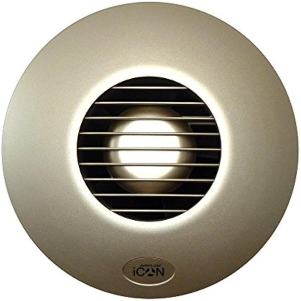 Airflow iCON 15 Fan Cover in Elegant Sandstone (Gold) – Designer Look for Bathrooms – Fits iCON 15 Extractor Fan