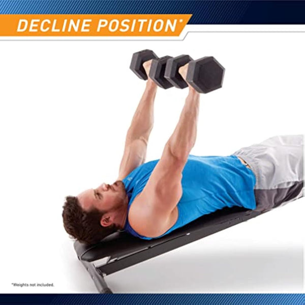 Marcy Utility Bench SB-261, weight bench, incline/decline, adjustable, home gym, full body workout