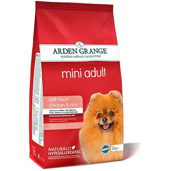 Arden Grange Adult Mini Dry Dog Food Chicken & Rice, 2 kg