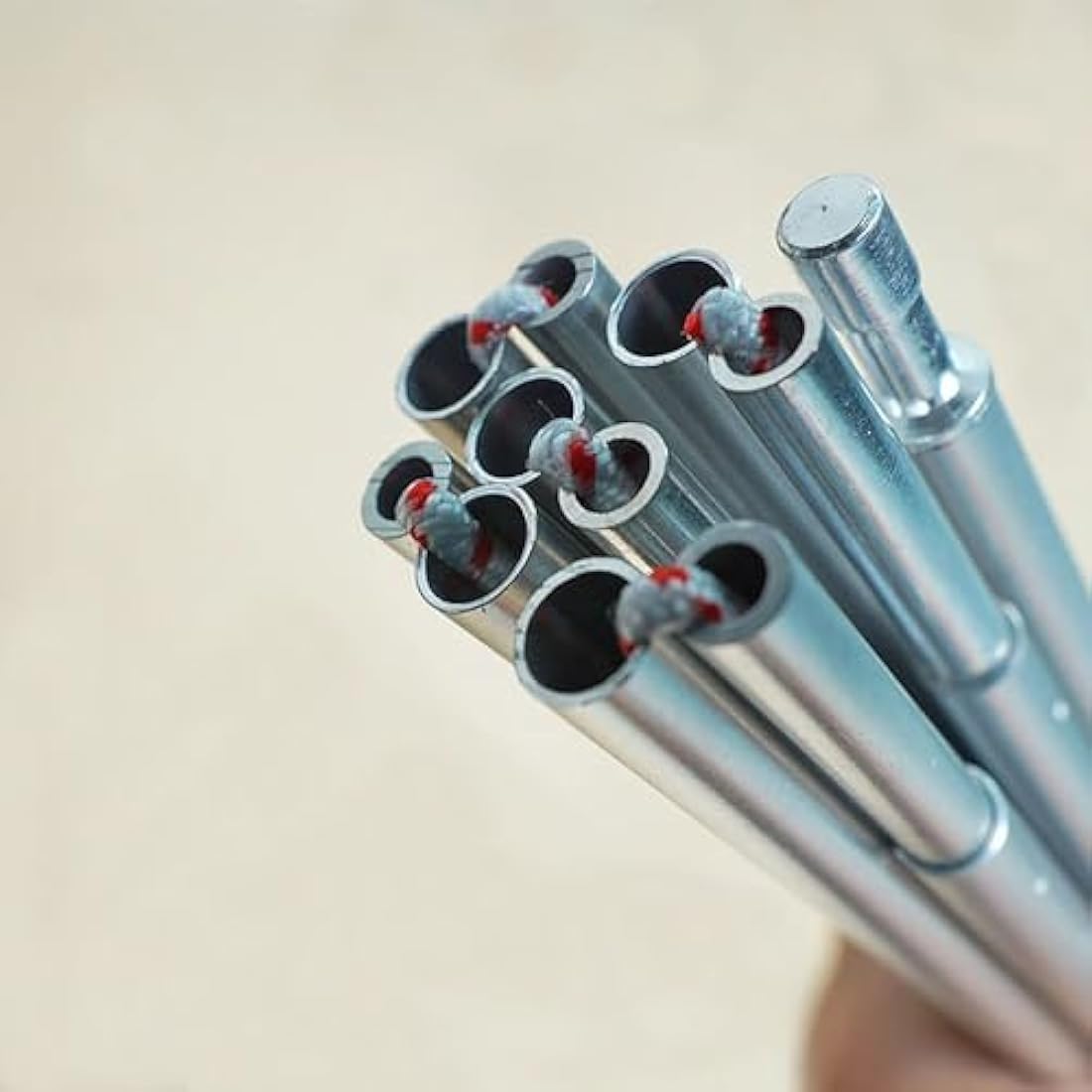 Tent Poles Replacement 3.6 m 4 m 4.4 m Aluminum Tent Rod 8 mm Flexible Tent Poles Bendy Outdoor Camping Collapsible Tent Frame Repair Accessory