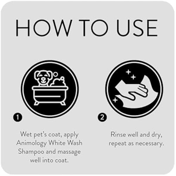 Animology White Wash White Dog Shampoo 2.5 Litre