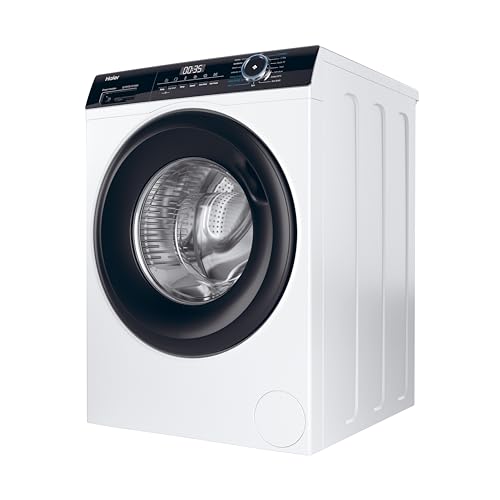 Haier HWD90-B14939S8 Freestanding Washer Dryer, 9kg/6kg Load, 1400RPM, Graphite [Energy Class D]