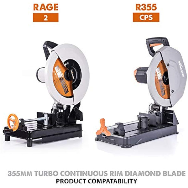 Evolution Power Tools RAGEBLADE355DIAMOND Diamond Blade, 355 mm