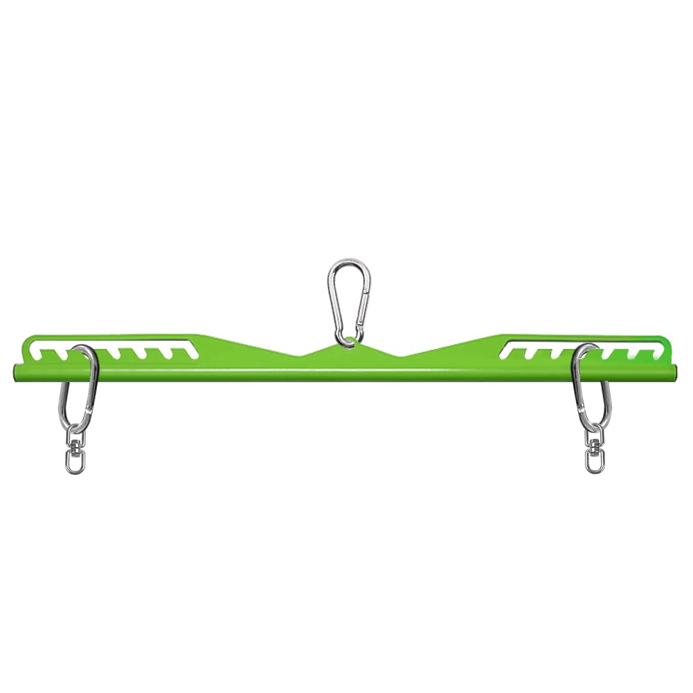 LAT Pull down Bar Accessories Straight Handle spacing Adjustable, Cable Machine Attachment for Pulley System, Home Gym, Fitness Body Training and