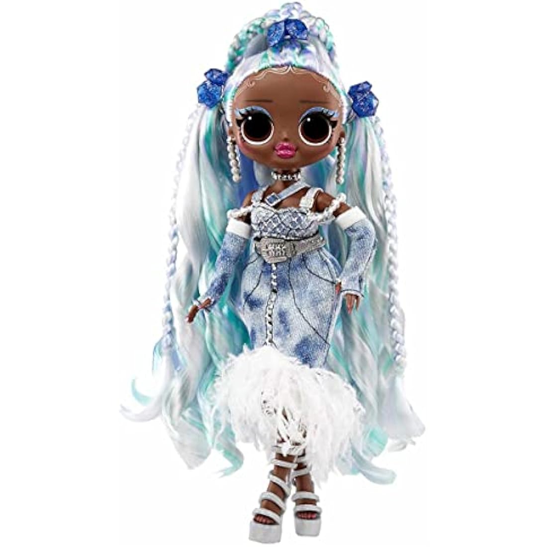 LOL Surprise OMG Fashion Show Hair Edition Dolls - LADY BRAIDS - 10"/25cm Doll with Multiple Hairstyles - Includes Outfit, Styling Tools, Magic Mousse, & More - Collectable - For Kids Ages 4+