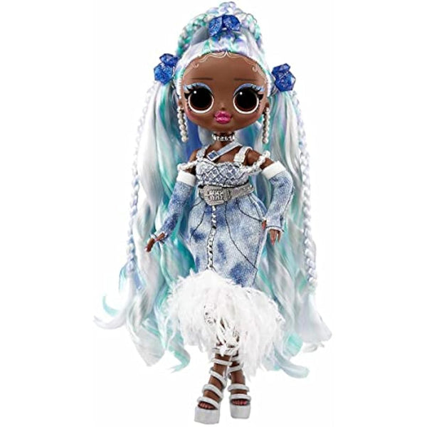 LOL Surprise OMG Fashion Show Hair Edition Dolls - LADY BRAIDS - 10"/25cm Doll with Multiple Hairstyles - Includes Outfit, Styling Tools, Magic Mousse, & More - Collectable - For Kids Ages 4+