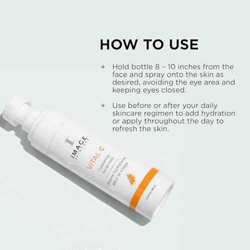 IMAGE Skincare, Vital C Hydrating Facial Mist, Vitamin C Face Mist to Revive Skin Radiance, 68 ml