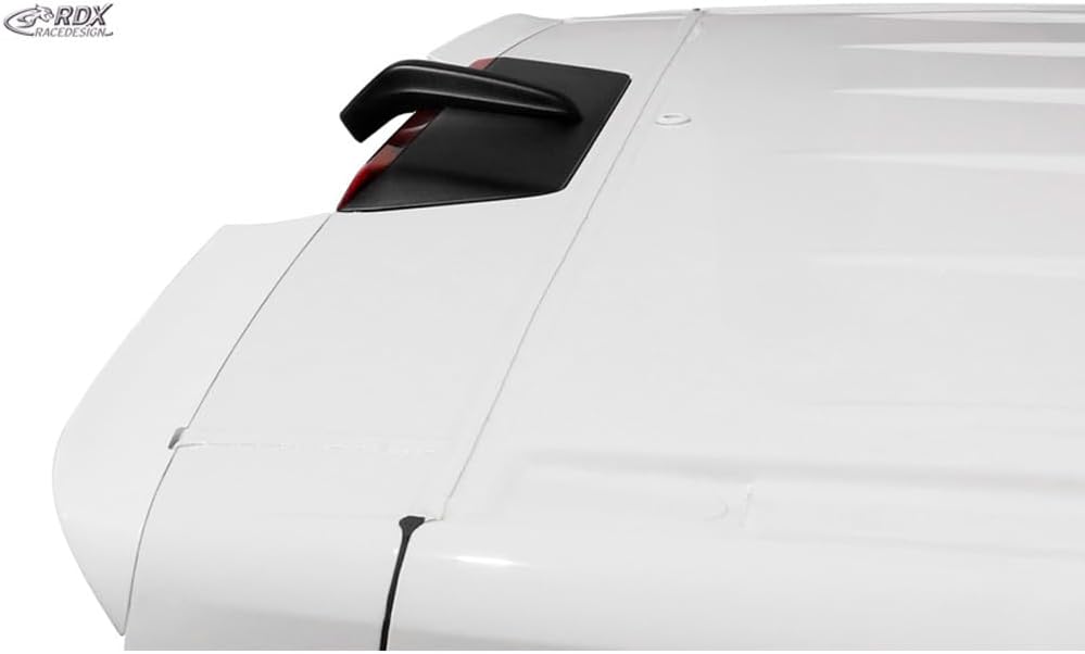 RDX Racedesign Roof spoiler compatible with Volkswagen Crafter (H2) & MAN TGE (H2) 2017- (with 2 barn doors) (PU)