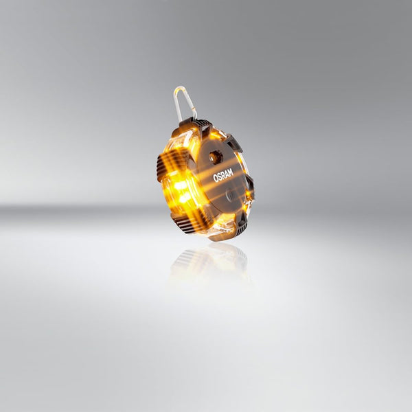 OSRAM LEDSL102 Ledguardian Road Flare Sign V16 Emergency Light for Cars, Breakdown Light, Car Emergency Beacon, Round Safety Warning Light for Vehicles and Motorcycles