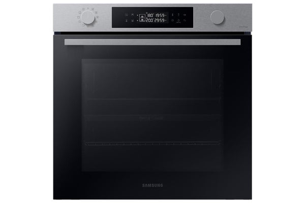 Samsung Series 4 Dual Cook Flex Smart Oven with Pyrolytic Cleaning, Colour: Stainless Steel, NV7B45305AS