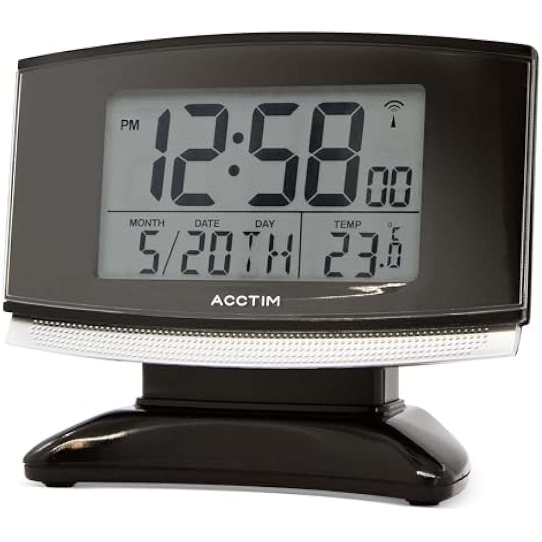 Acctim 71207 Acura Smartlite® Radio Controlled Alarm Clock, Black