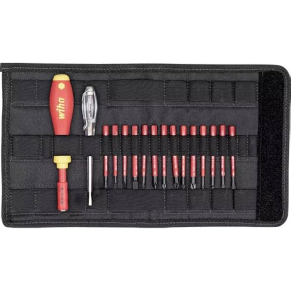 Wiha 2831T16 slimVario Starter Set, Red/Yellow, (WHA-36068)