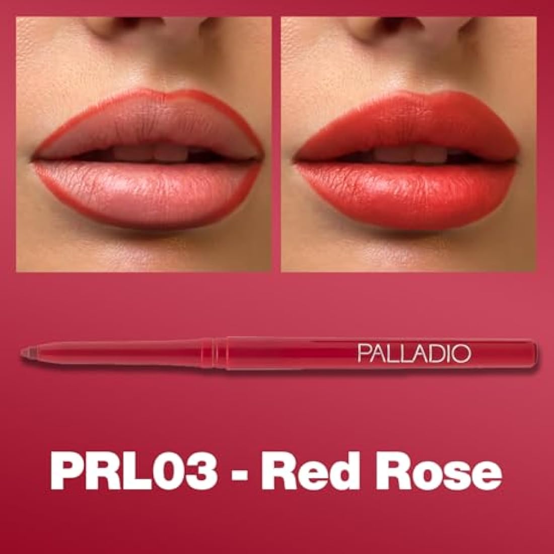 Palladio Automatic Lipstick 03 Red Rose 21g
