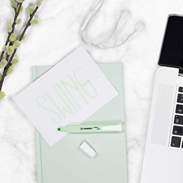 STABILO swing cool Pastel - Highlighter - Pack of 8 - Assorted Colours