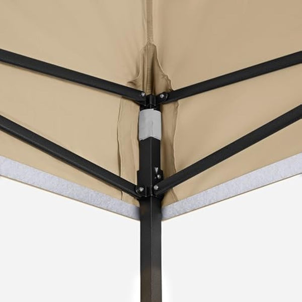 All Seasons Gazebos 3x3m Heavy Duty Fully Waterproof Pop up Gazebo With Accessory Pack - Beige