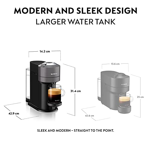 Nespresso ENV120.GY Vertuo Next Coffee Machine by Magimix, Dark Grey