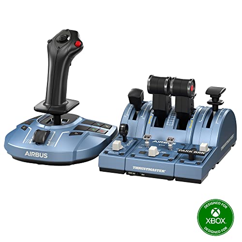 Thrustmaster TCA Captain Pack X Airbus Edition - High-Precision Flight Stick and Throttle Quadrant for Xbox Series X|S, Xbox One, and PC