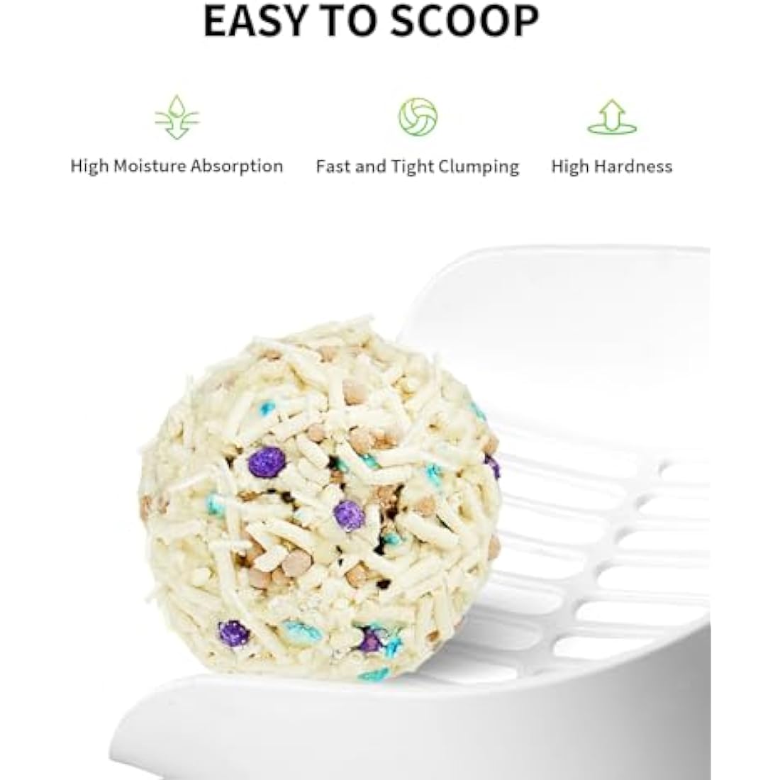 PETKIT Upgraded Clump+ Tofu Mixed Cat Litter, Ultra Absorbent and Fast Drying, 7.2kg/12L 100% Natural Ingredients Odor Eliminating Clumping Cat Litter, Dust-Free Low Tracking, Flushable, 3 Packs