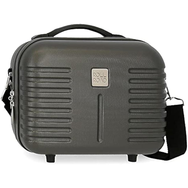 Roll Road India Adaptable Beauty Case Grey 29x21x15 cms ABS