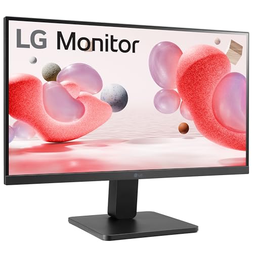 LG Electronics Monitor 27MR400-B, 27 Inch, Full HD 1080p, 100Hz, 5ms GtG, IPS Panel, AMD FreeSync, Smart Energy Saving, Anti-Glare, HDMI, Matte Black