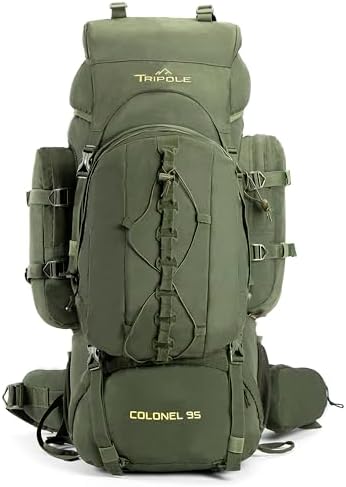 Tripole Colonel Series Internal Frame Rucksack - with Detachable Daypack & Rain Cover