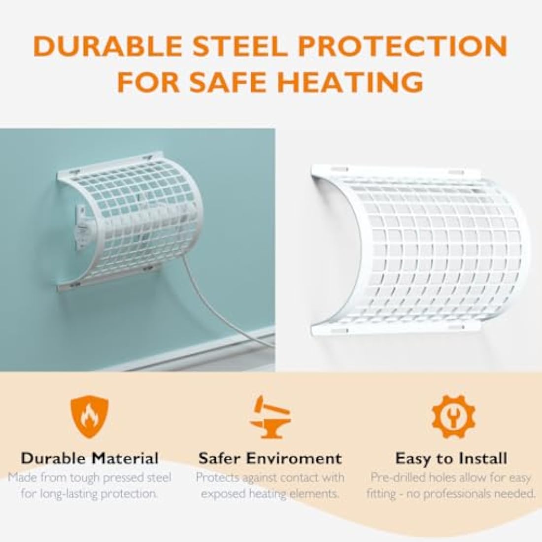 Hylite Ecoheater 1ft Tube Heater Guard White