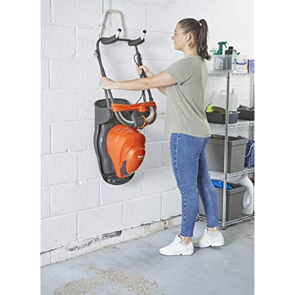 Flymo SimpliGlide 360 Hover Lawn Mower - 1800W Motor, 36cm Cutting Width, Folds Flat, 10m Cable Length, Orange and Grey