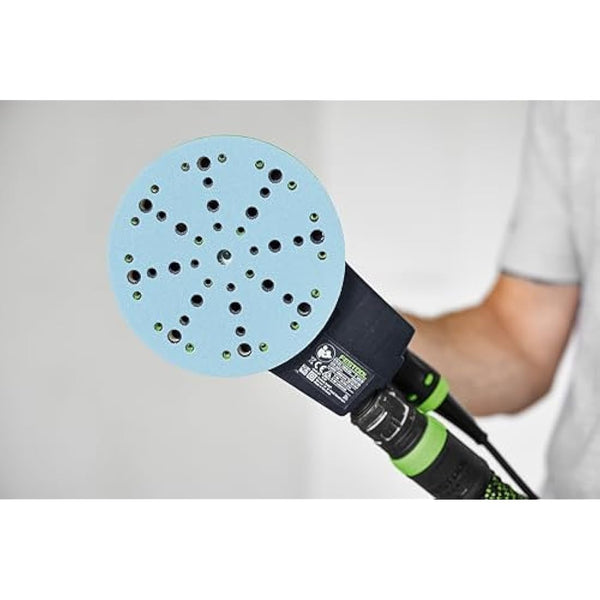 Festool 575165 Sanding Discs Stf D150/48 P150 GR/100, Steel Grey, Grain 150, Set of 100 Pieces