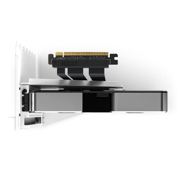NZXT Vertical GPU Mounting Kit - AB-RH175-B1-175 mm PCIe 4.0x16 Riser Cable - GPU Holder - Sturdy Steel Bracket - Black