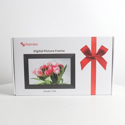 Frameo WiFi Digital Photo Frame 10.1 Inch - 1280x800 HD IPS Touch Screen Picture Frame Electronic, 32GB Memory, Auto Rotate, Wall Mountable, Digital PictureFrame for Sharing Photos and Videos