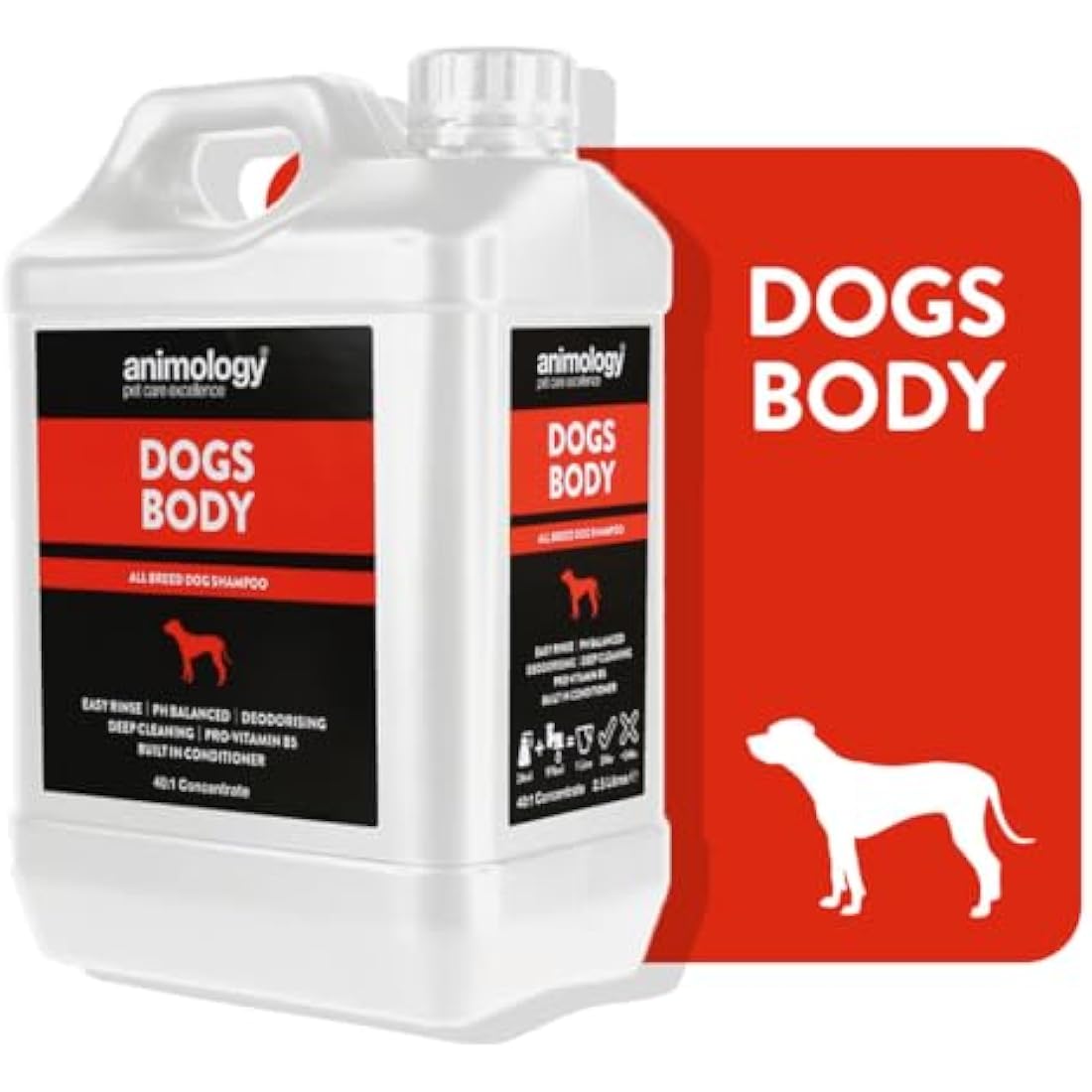 Animology Dogs Body Dog Shampoo 2.5 Litre