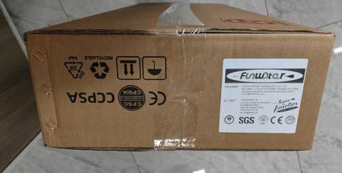 FunWater Inflatable Stand Up Paddle Board with Accessories,SUP Paddle Board Ultra-Light Includes ISUP,Adjustable Paddle,Pump,Dry Bag,Fin,Leash,Paddle Boards 11 FT for Youths and Adults