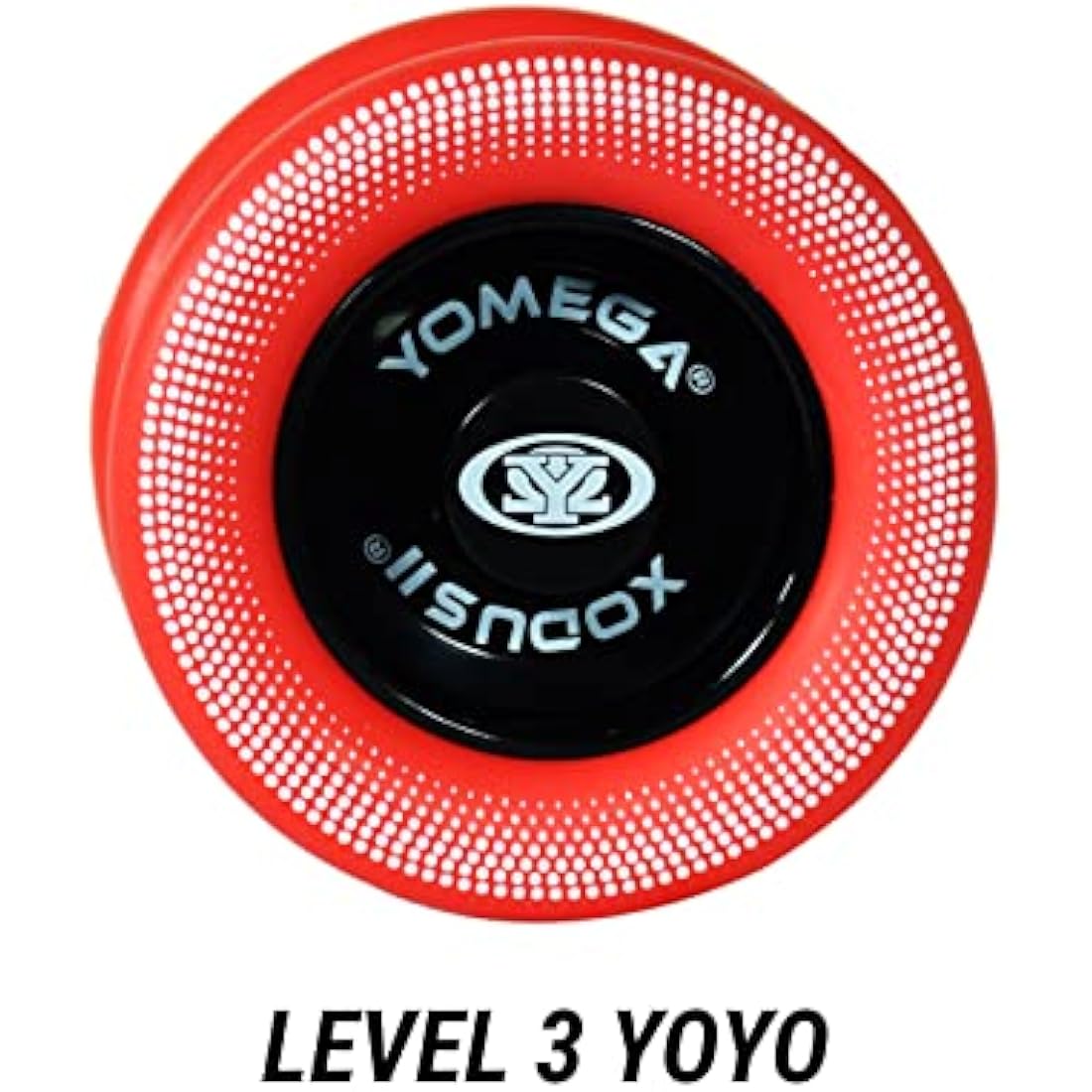 Yomega Xodus II YoYo– Includes Roller Bearing Technology, Rubber Rims and Wing Shape Design – Professional Responsive YoYos Intermediate Level Play (Black Red)