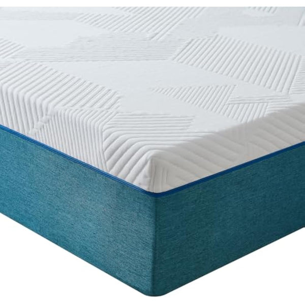Hiimgo Double Mattress, Memory Foam, Breathable Medium Firm, Perfect for Body Support, Durable for Double Bed (135x190x25cm)