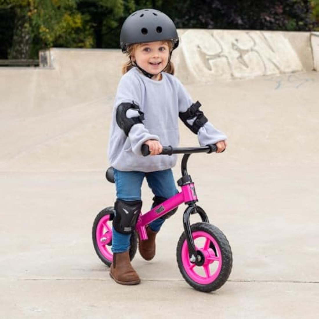 Xootz Balance Bike for Toddlers And Kids, Training Bicycle with Adjustable Seat And No Pedals, Pink