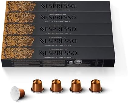 50 Nespresso Livanto Coffee Capsules …