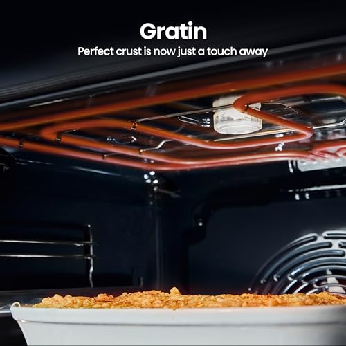 Hisense BI64211PB 77 Litre Built In Electric Single Oven With Pyrolytic Cleaning, Pizza Mode, Multiphase Cooking- Black 22x23x23 inches (LxWxH) - A+ Rated, Extra Large