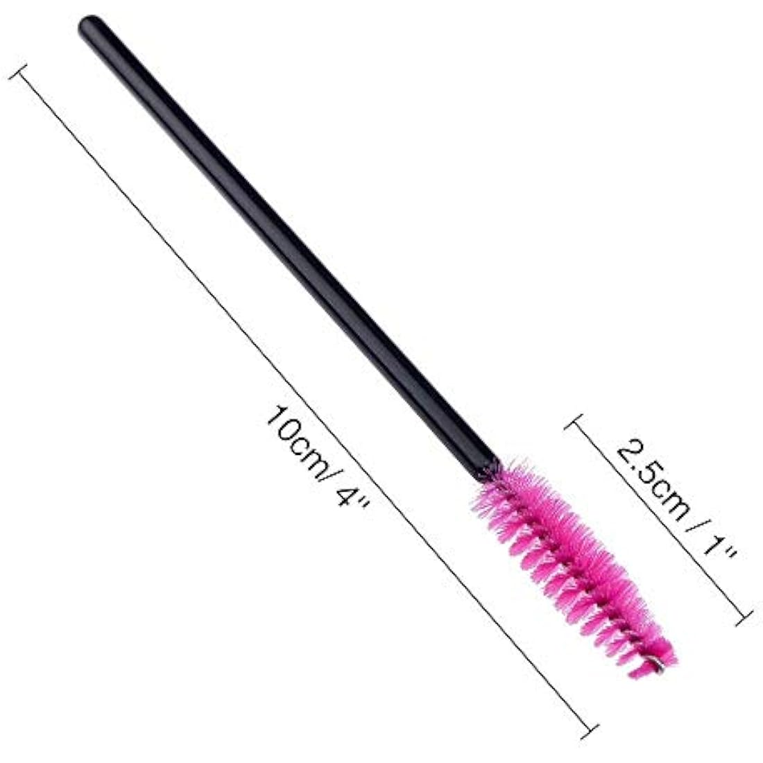 Disposable Eyelash Brushes Mascara Wands Eye Lash Eyebrow Applicator Cosmetic Makeup Brush Tool Kits (Multi-colored, 200pc)